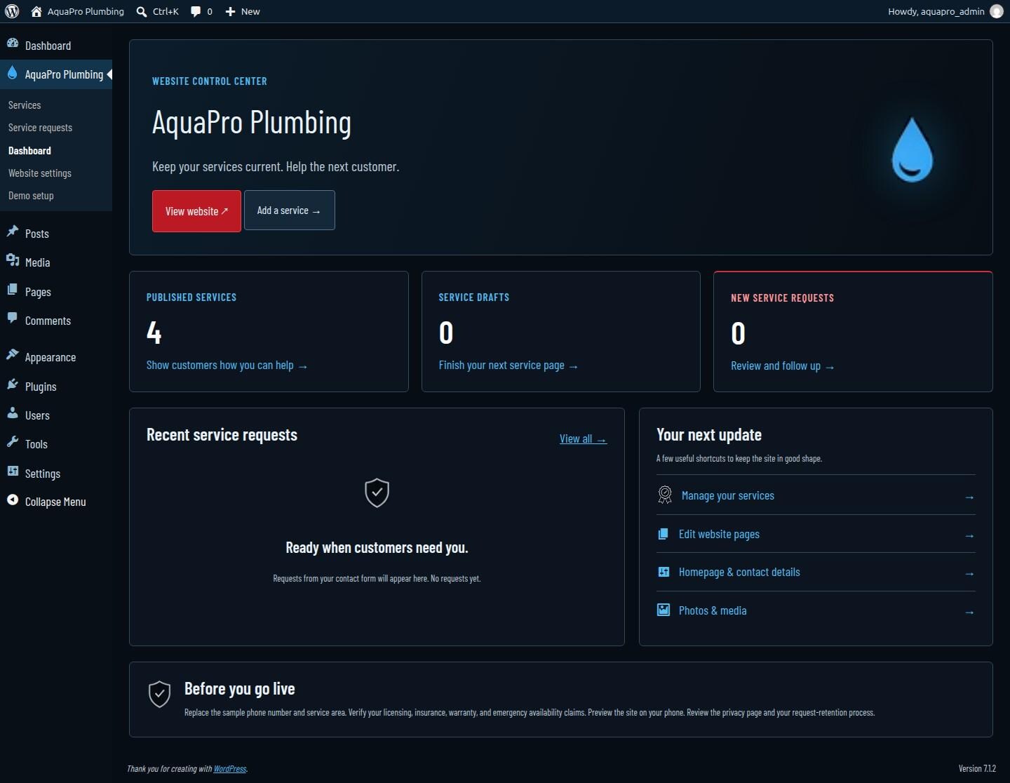 AquaPro — original marketplace product preview 5