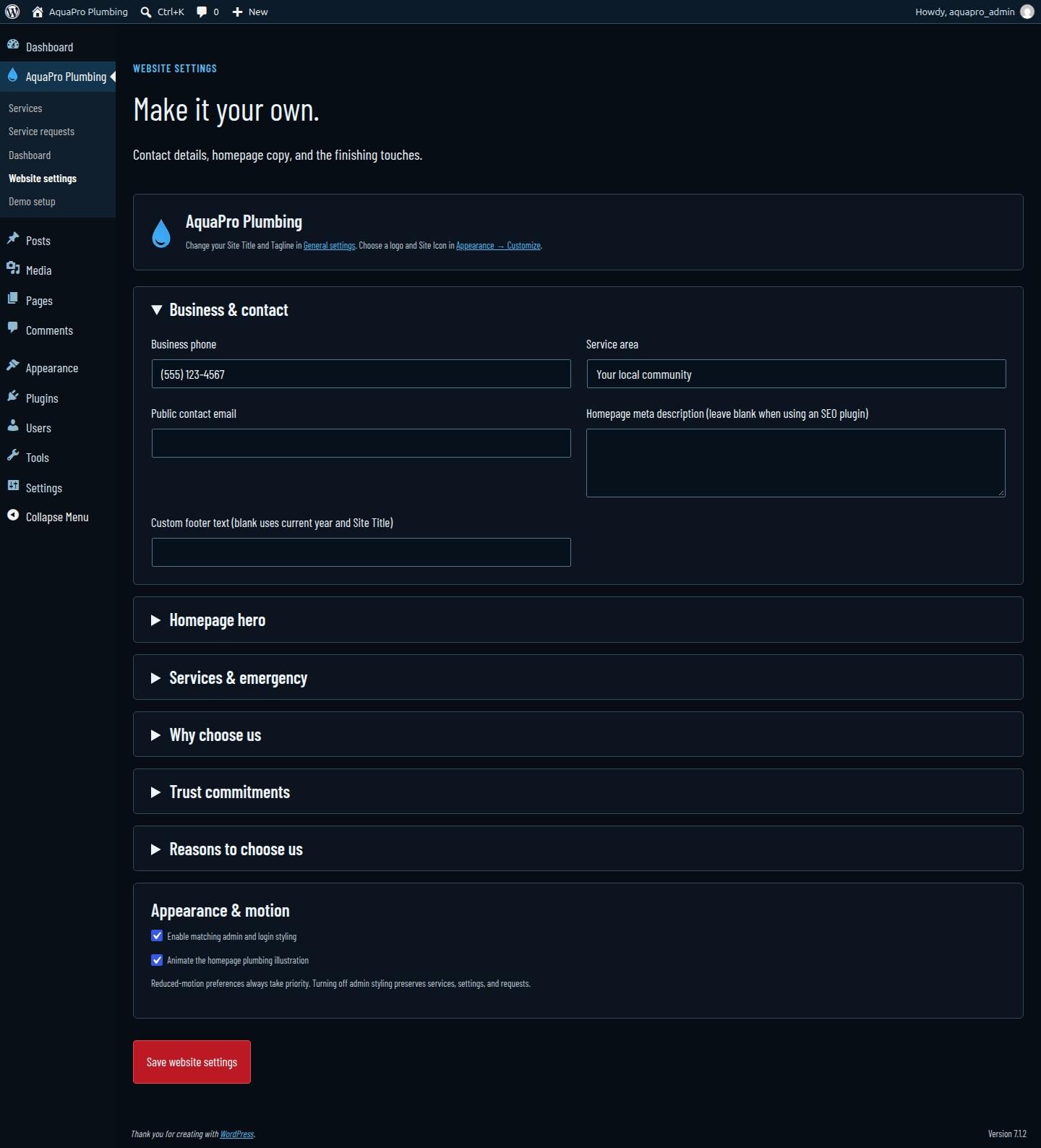 AquaPro — original marketplace product preview 7