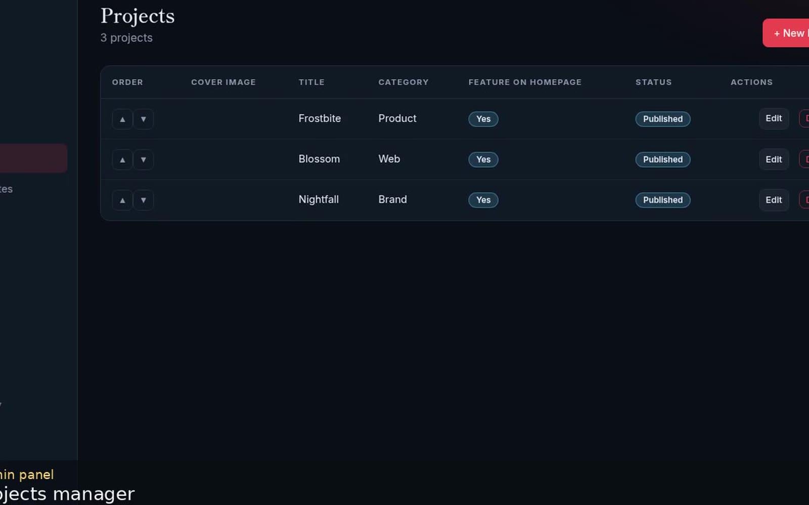 Hanami Noir — original marketplace product preview 10