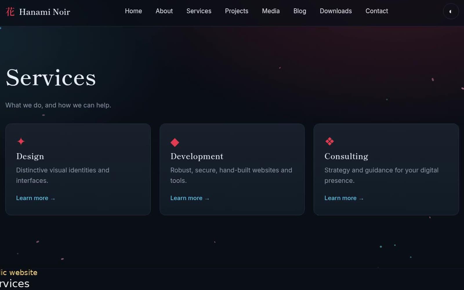 Hanami Noir — original marketplace product preview 3