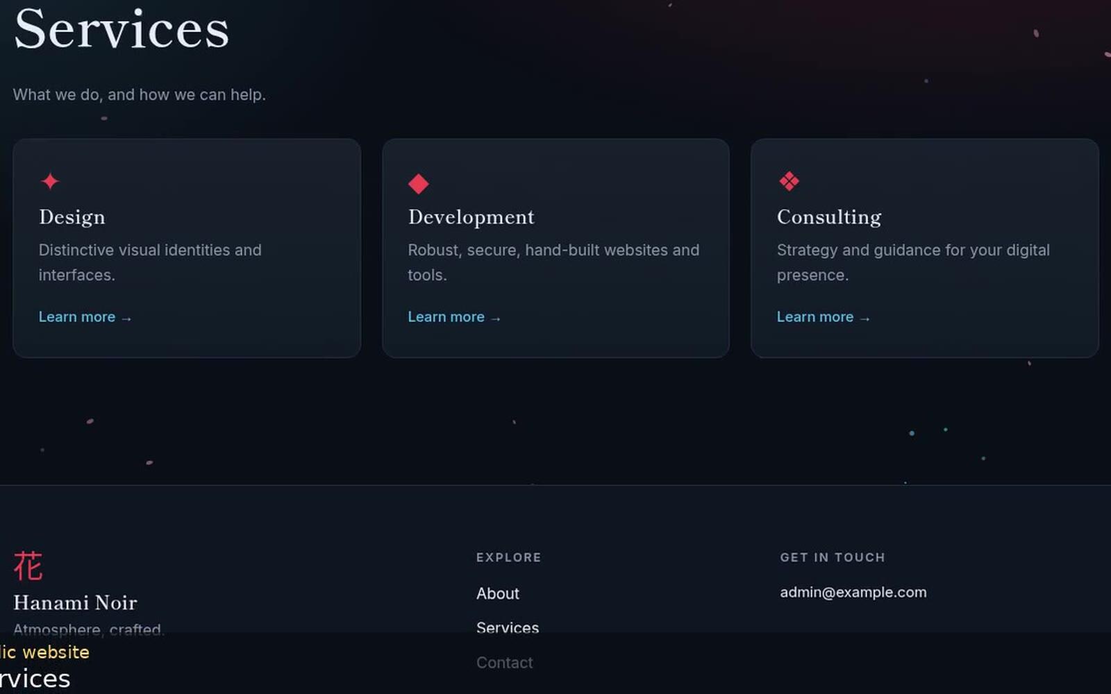 Hanami Noir — original marketplace product preview 4