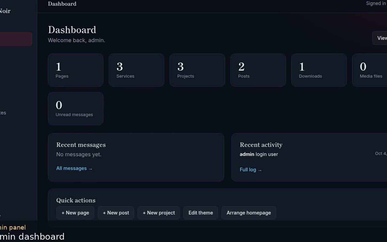 Hanami Noir — original marketplace product preview 7
