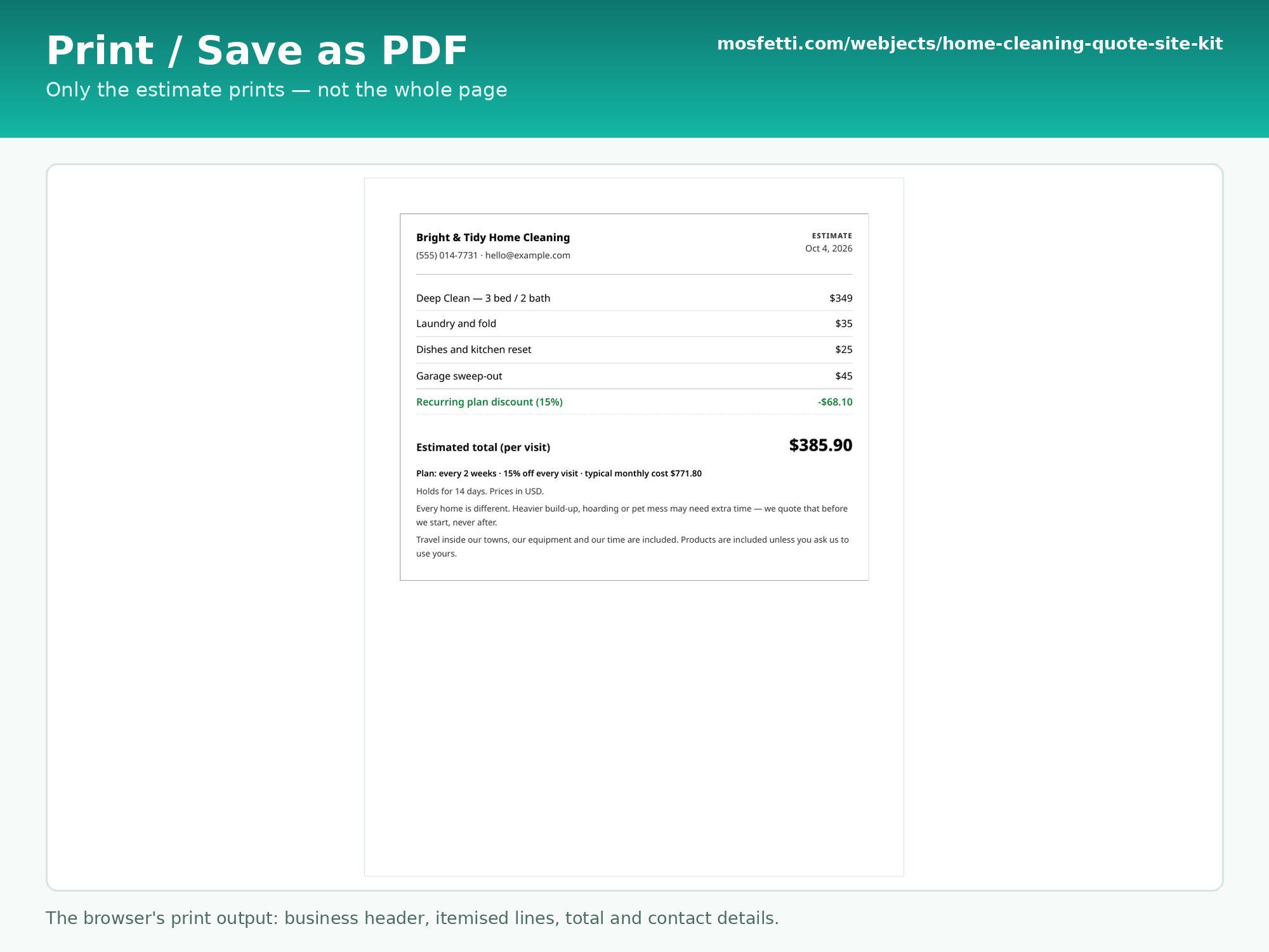 Home Cleaning — original marketplace product preview 10