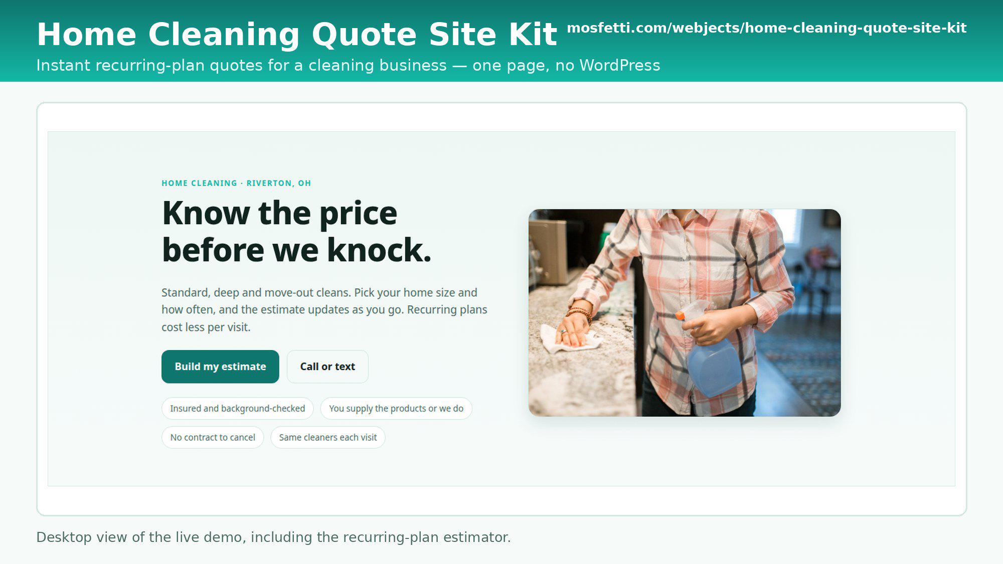 Home Cleaning — original marketplace product preview 2