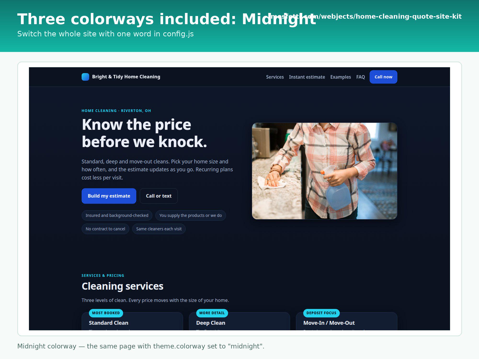 Home Cleaning — original marketplace product preview 3