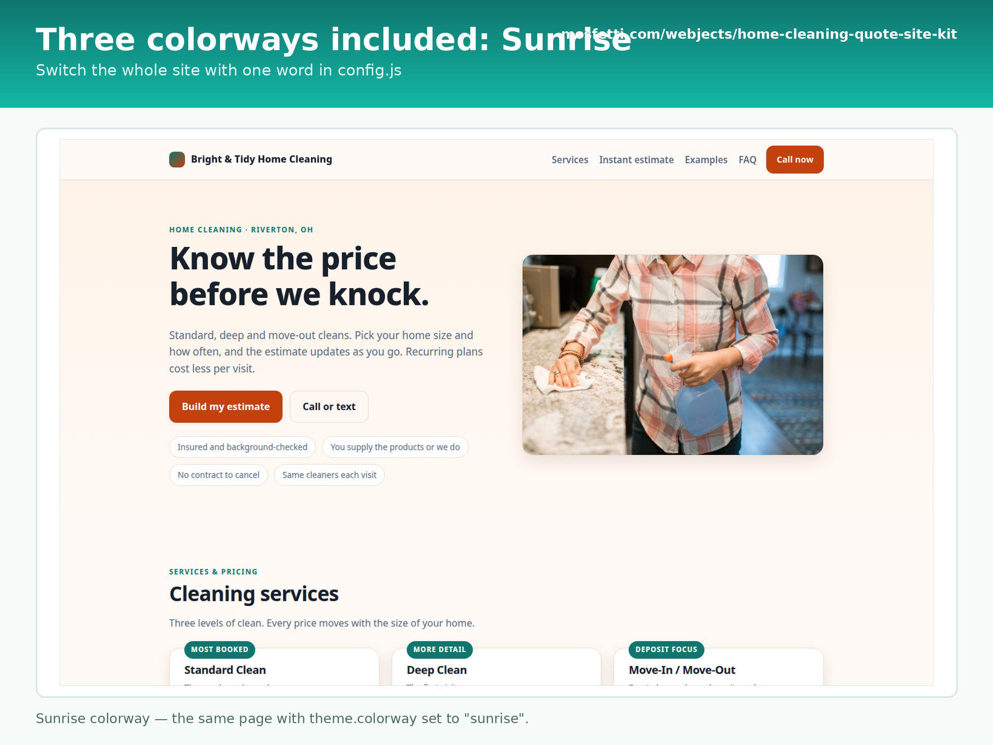 Home Cleaning — original marketplace product preview 4