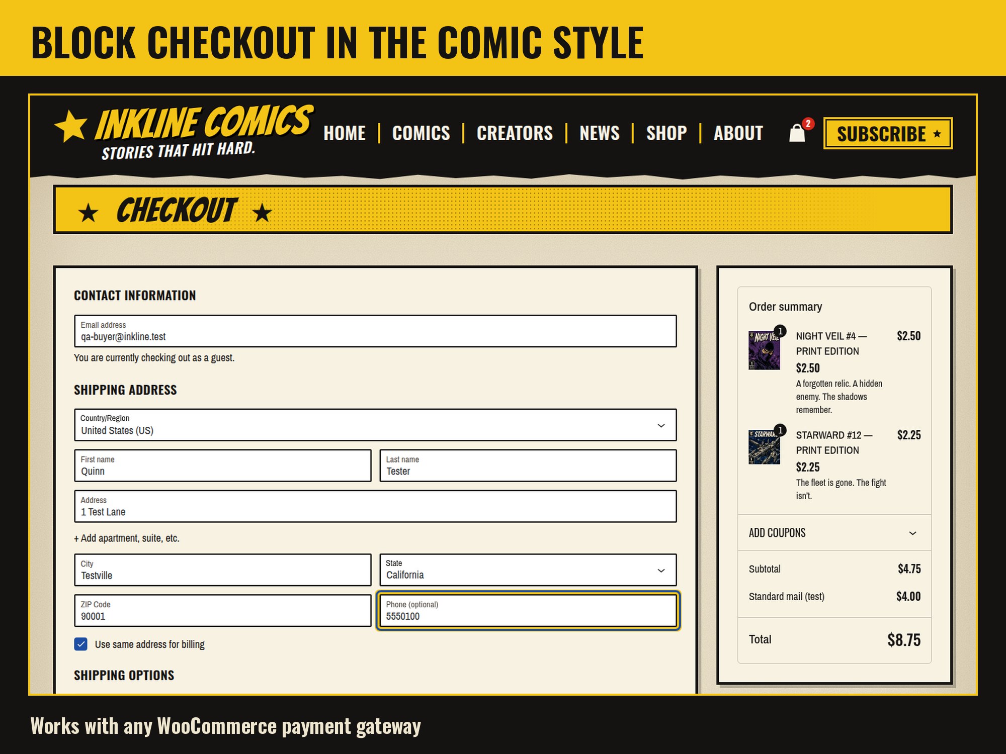 Inkline 05 Checkout