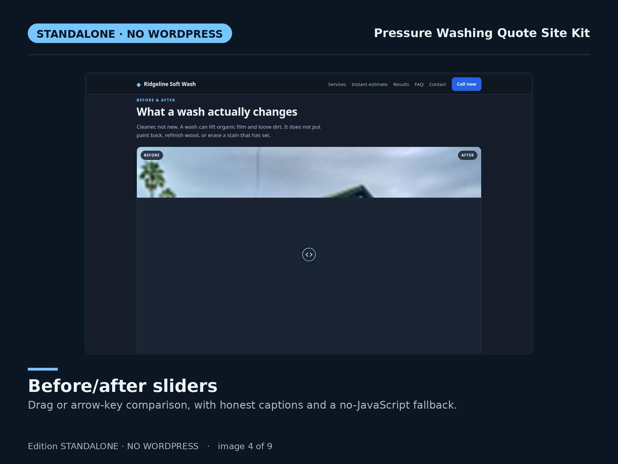 Pressure Washing Standalone — original marketplace product preview 4