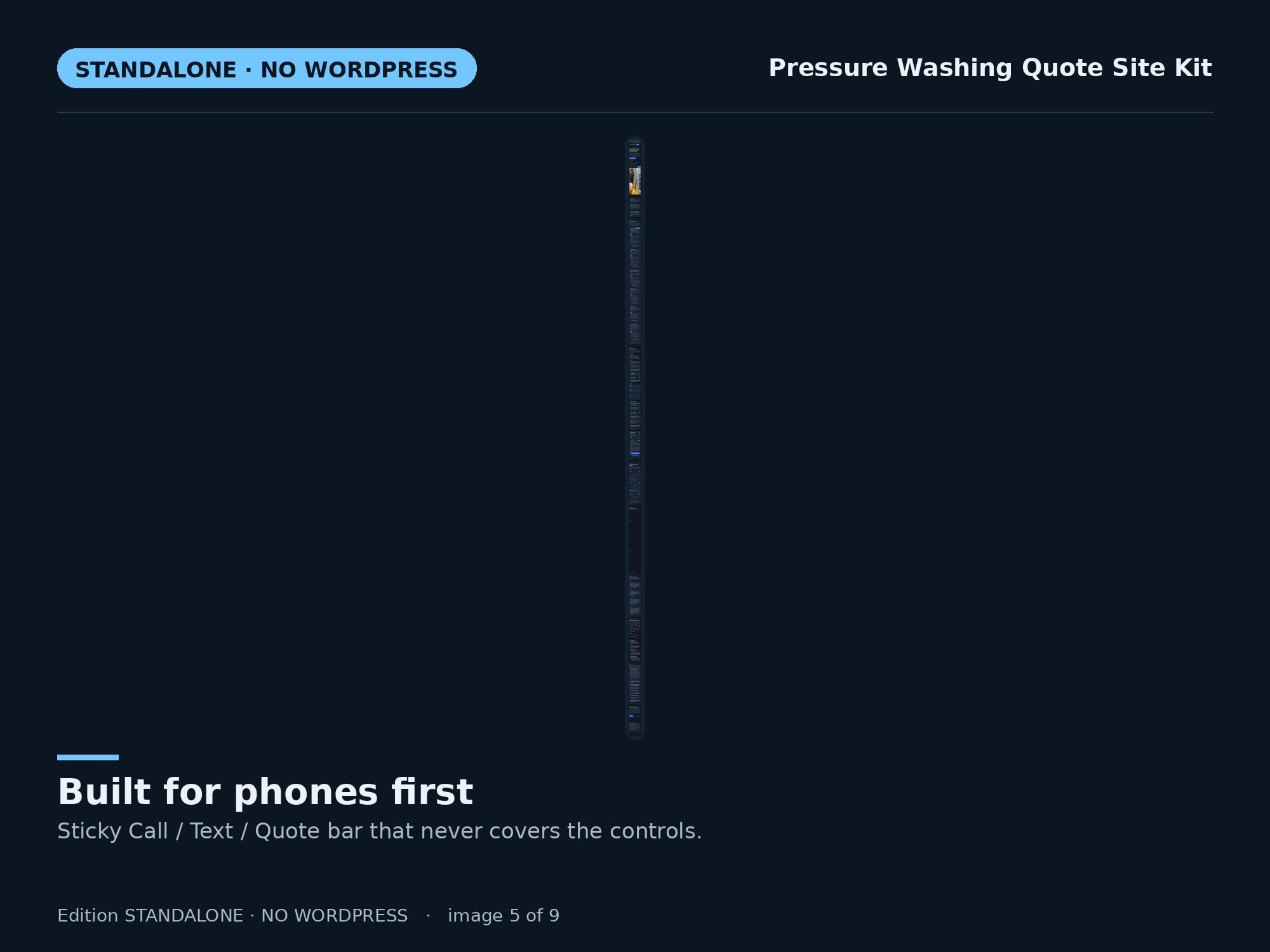 Pressure Washing Standalone — original marketplace product preview 5