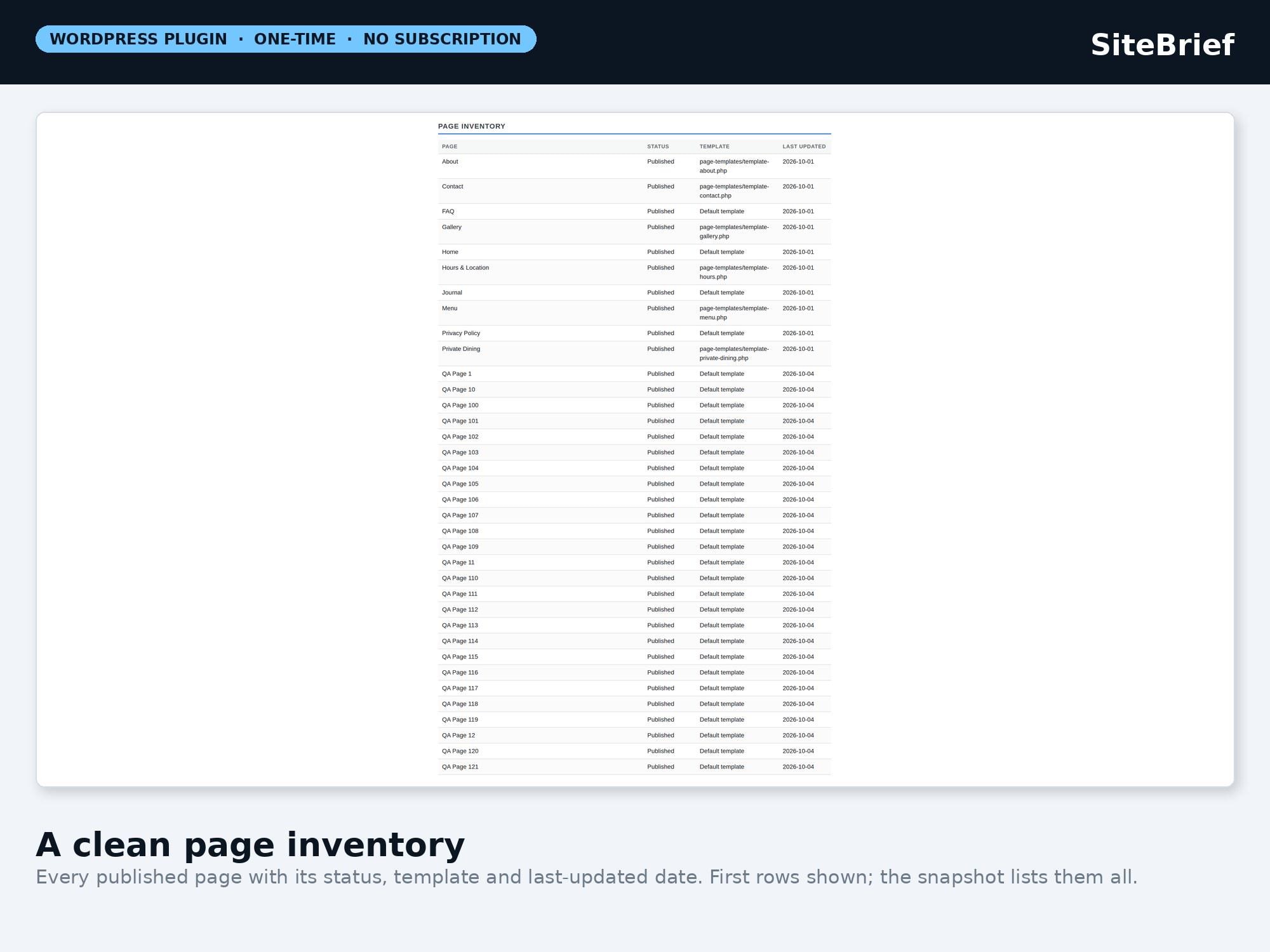 SiteBrief Handover Kit — original marketplace product preview 7